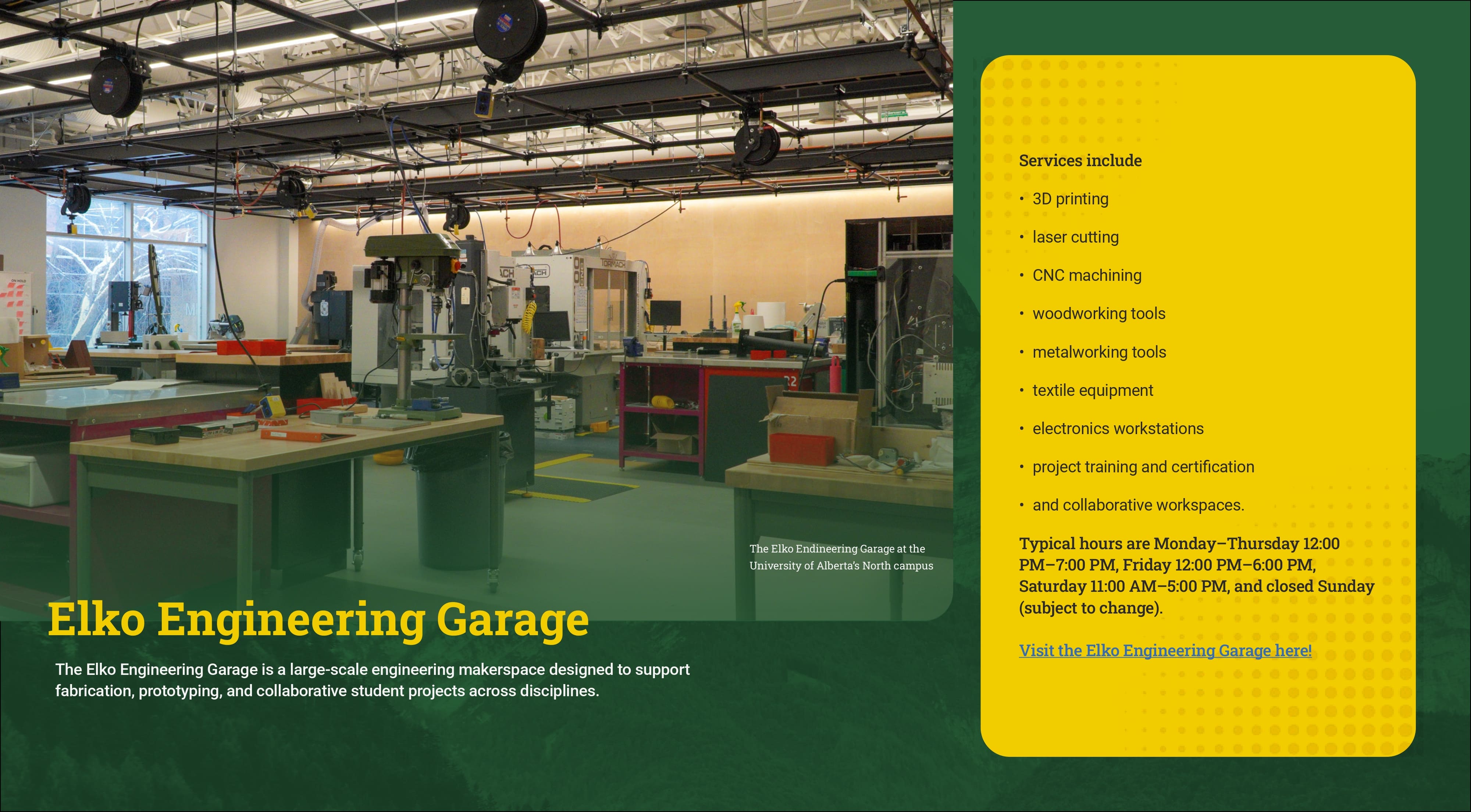 Elko Engineering Garage interior